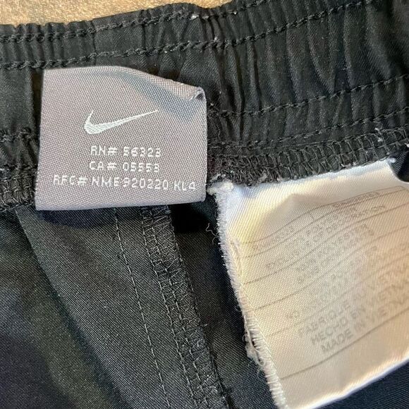 Nike Black White Athletic Pull-on Elastic Shorts Small - Picture 6 of 10